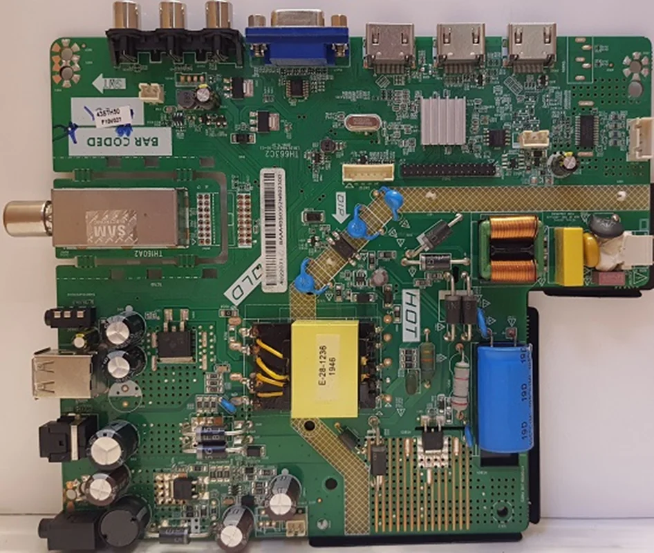 مین برد تلویزیون ال ای دی سام مدل 43t5000