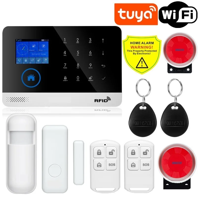 دزدگیر اماکن تویا بدون سیم کارت tuya مدل W2B