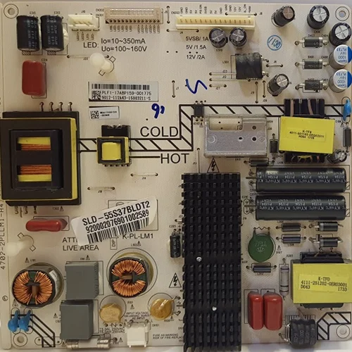 برد پاور تلویزیون ال ای دی اسنوا مدل 55s37