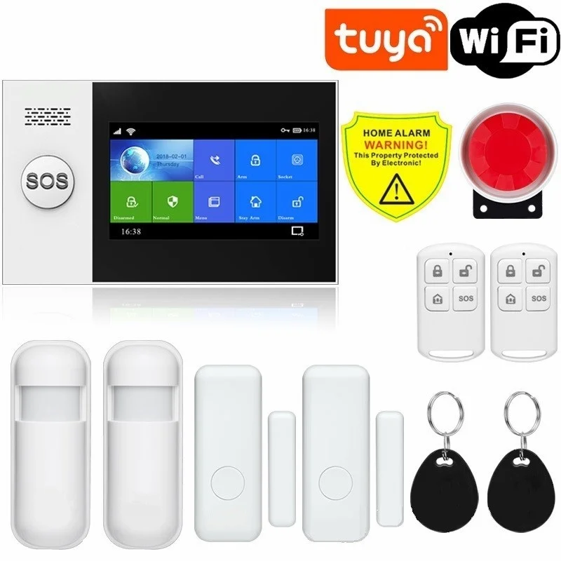 دزدگیر اماکن تویا مدل w4b2 پک دو سنسور