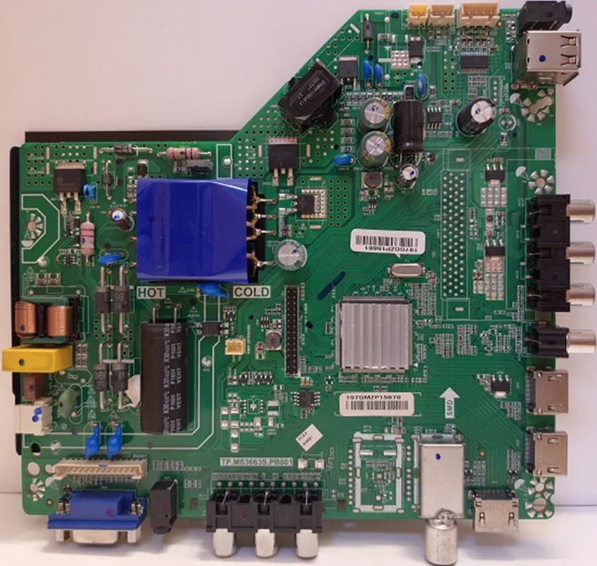 مین برد تلویزیون ال ای دی جی پلاس مدل 43fh512