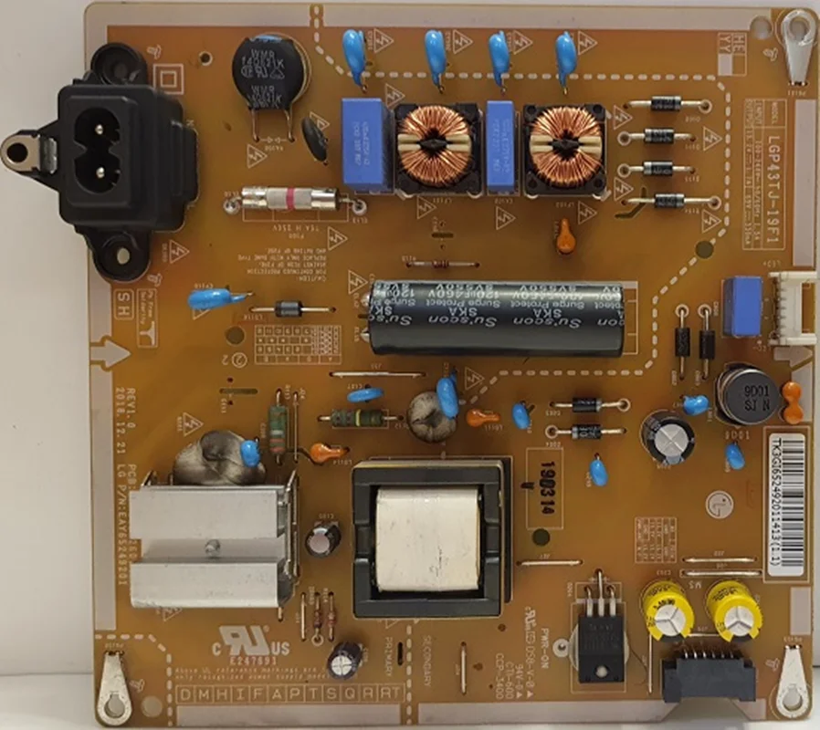 برد پاور تلویزیون ال ای دی ال جی مدل 43lm5500
