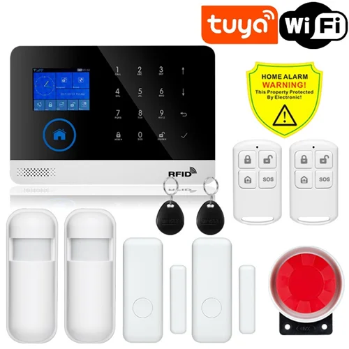 دزدگیر اماکن تویا بدون سیم کارت مدل W2B پک دو سنسور