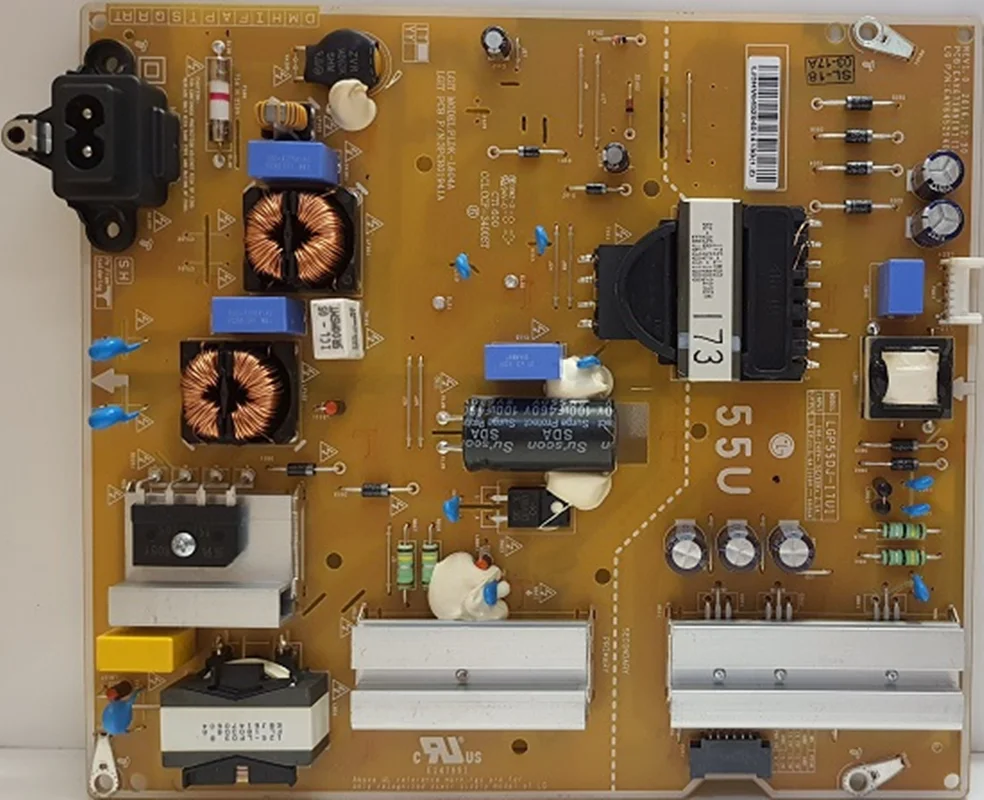 برد پاور تلویزیون ال ای دی ال جی مدل 55uk6100