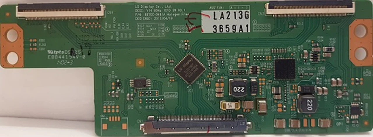 برد تیکان تلویزیون ال ای دی ال جی مدل 47ly340